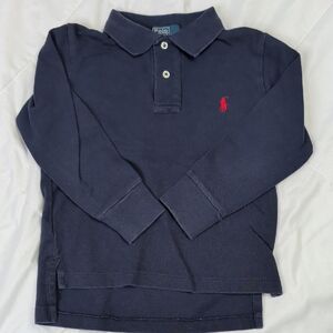 Polo by Ralph Lauren Kids Dark Blue Polo with Red Emblem